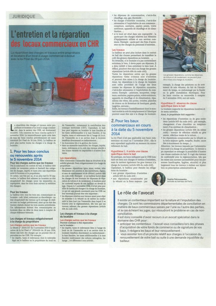 Reparation locaux
